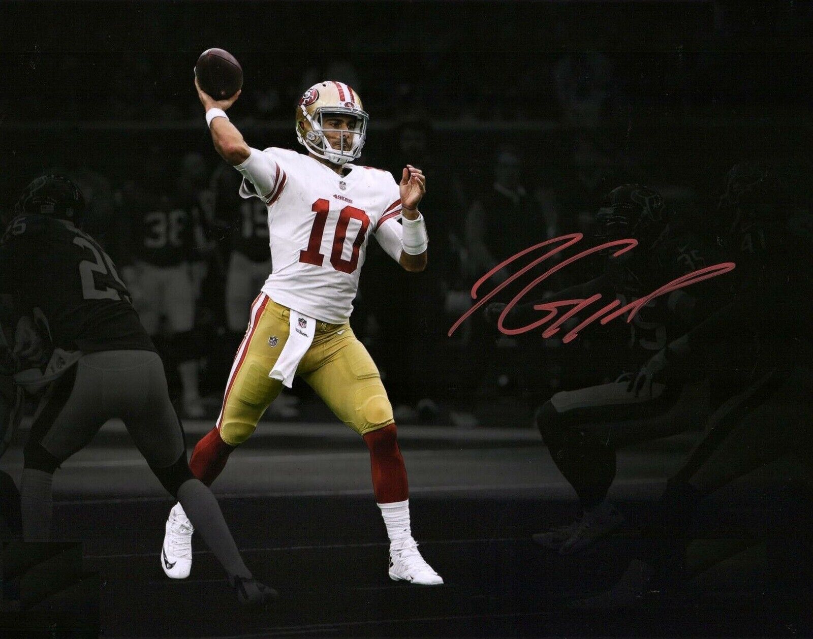 Jimmy Garoppolo Autographed Signed 8x10 Photo Poster painting ( 49ers ) REPRINT