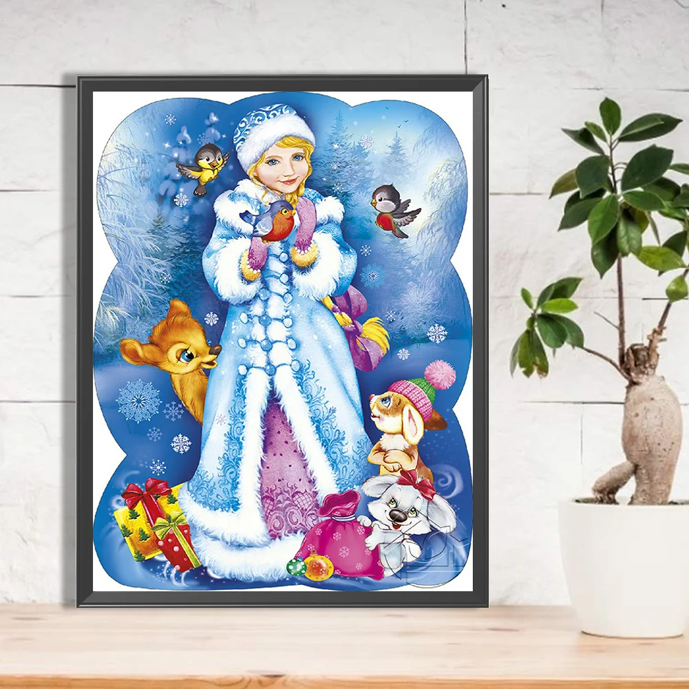 Diamond Painting - Full Round Drill - Snow Maiden(Canvas|30*40cm)