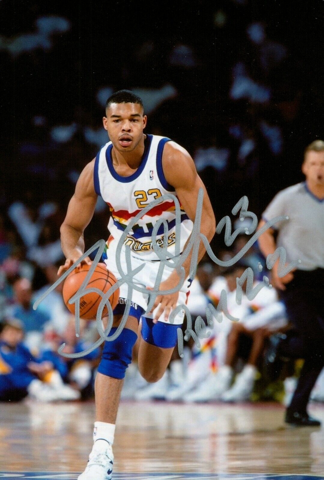 Bryant Stith Hand Signed 6x4 Photo Poster painting NBA Denver Nuggets Basketball Autograph + COA