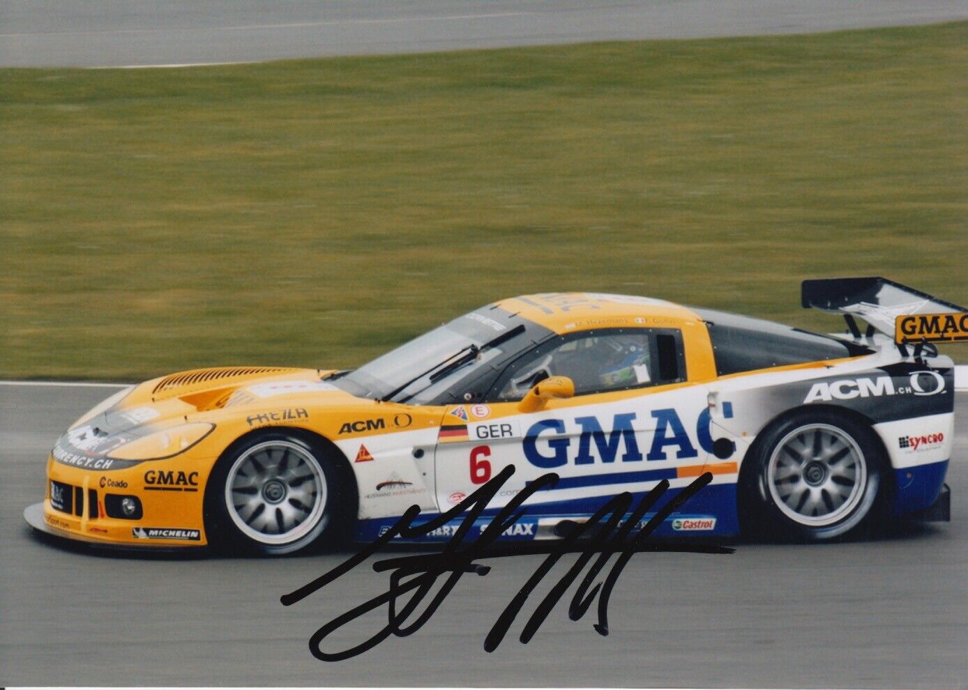 Mike Hezemans Hand Signed 7x5 Photo Poster painting - FIA GT Championship 1.