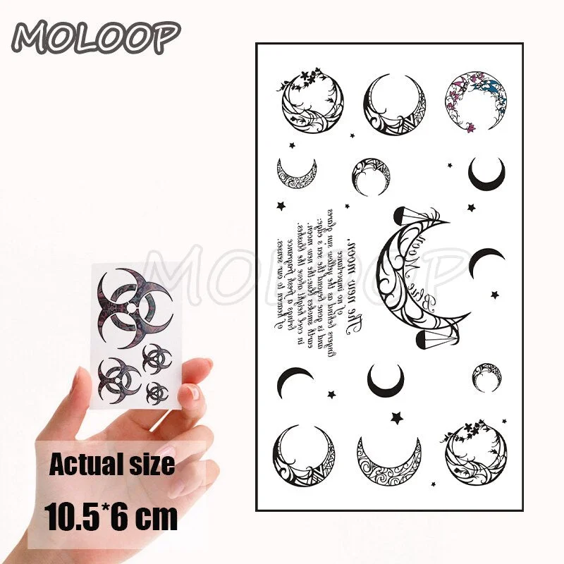 Water Transfer Tattoo Skull Cyclops Pirate Tattoo Body Art Waterproof Temporary Fake Flash Tattoo for Man Woman Kid 10.5*6cm
