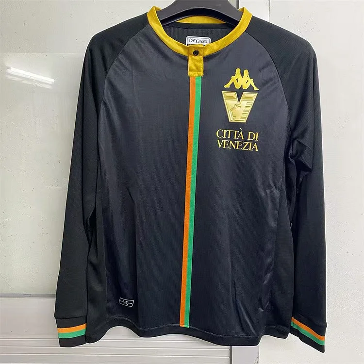 2023-2024 Venezi Home Long Sleeve Football Jersey　