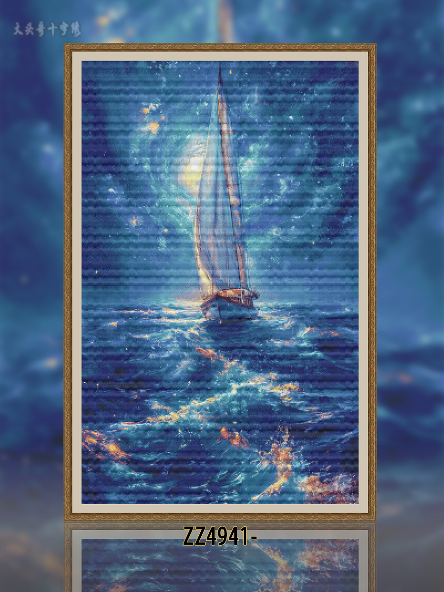[ZZ4941-Star Sea]  Painting Fairy Cross Stitch