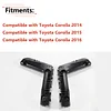 RLB-HILON Front Bumper Bracket Compatible with Toyota Corolla 2014 2015 2016 Year, for Driver and Passenger Side Pair / Set