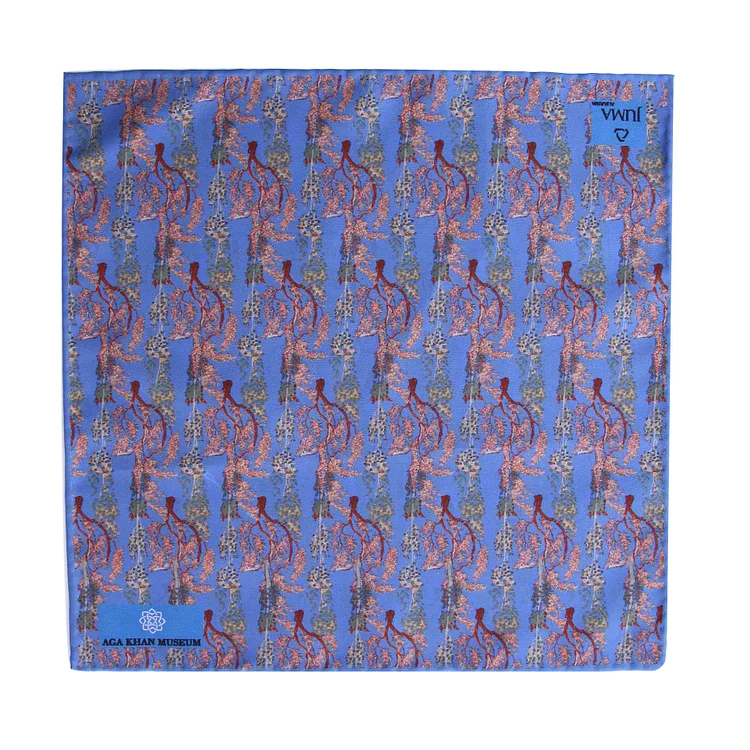 AGA KHAN MUSEUM X JUMA Shahnameh Pocket Square - 2 Recycled Water Bottles - Blue