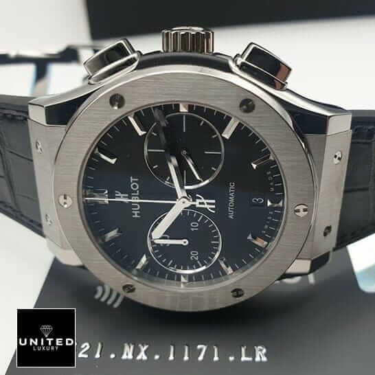 Hublot 521.NX.1171.RX Classic Fusion Black Dial Steel Bezel Replica push button