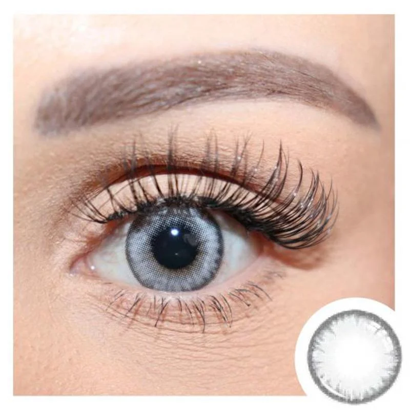 Natural models light gray (12 months) contact lenses