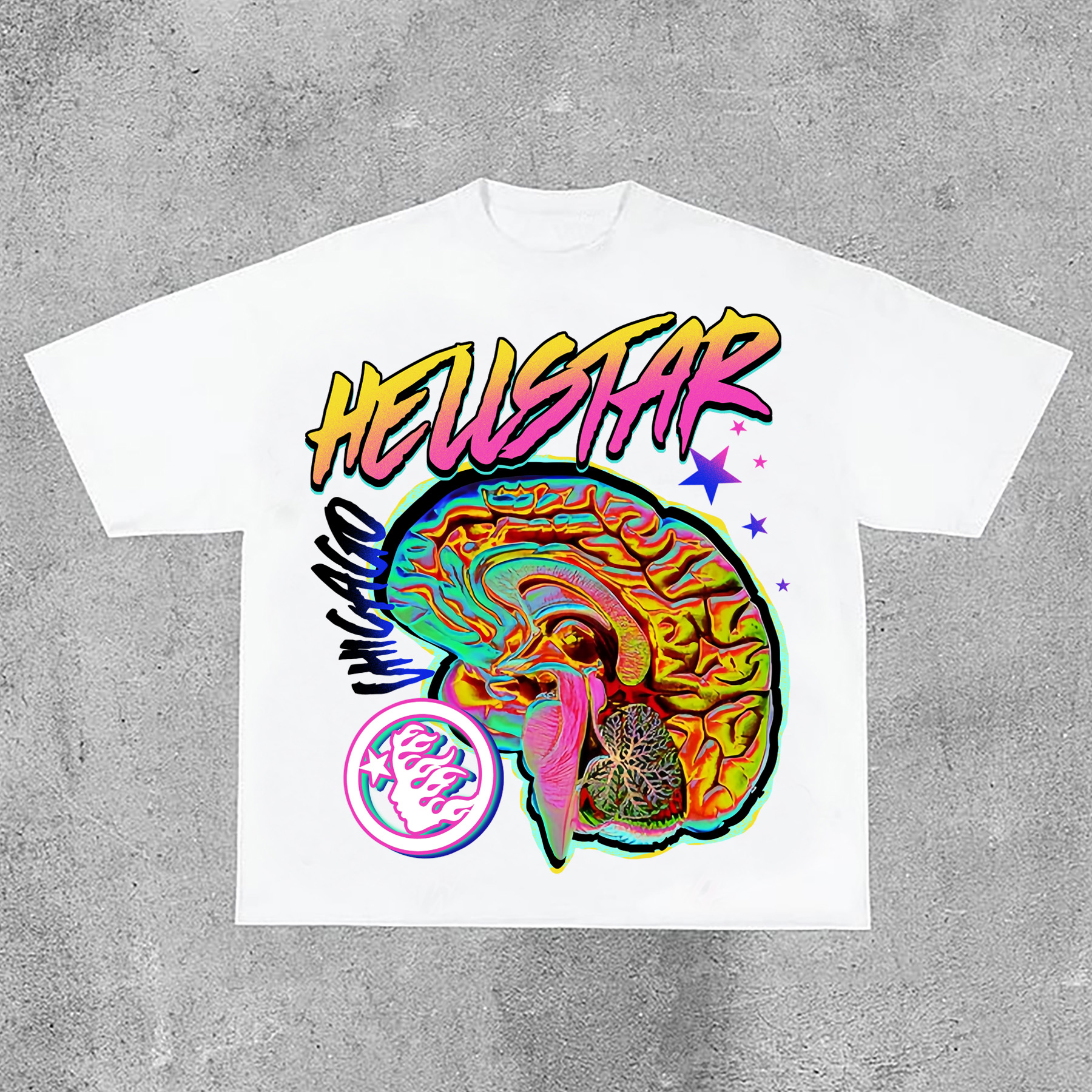 GRAPHIC Brain tee Short Set