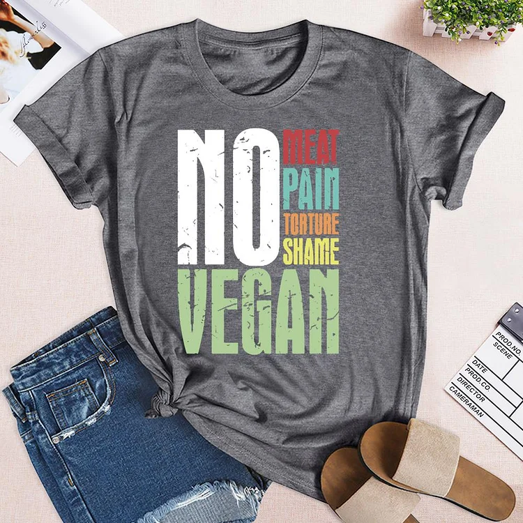 Vegan Meat Classic   T-Shirt Tee-04546-Annaletters