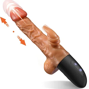 Thor Handheld Telescoping Vibrating Dildo with Heating Function