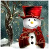 Diamond Painting-DIY Full Round Drill Christmas Snowman