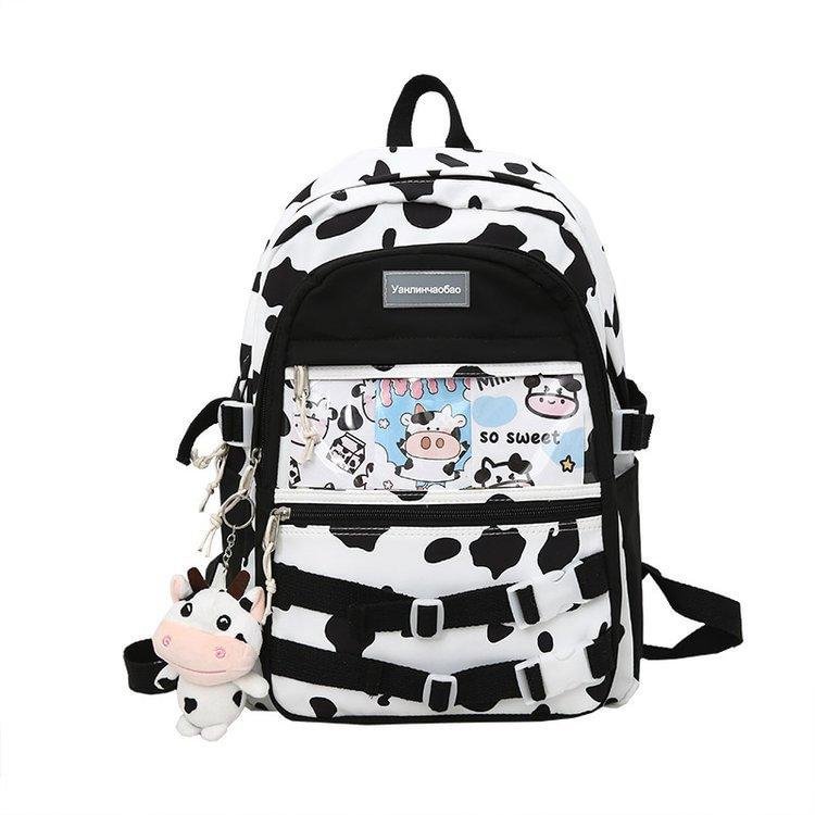 Cow Spot Ita Backpack With Two Straps