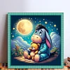 (Stamped/Counted) Eeyore Under The Starry Sky-11CT Cross Stitch 40*40cm/15.75*15.75in