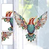 Colibri Papillon-Pendentif Diamant Simple Face