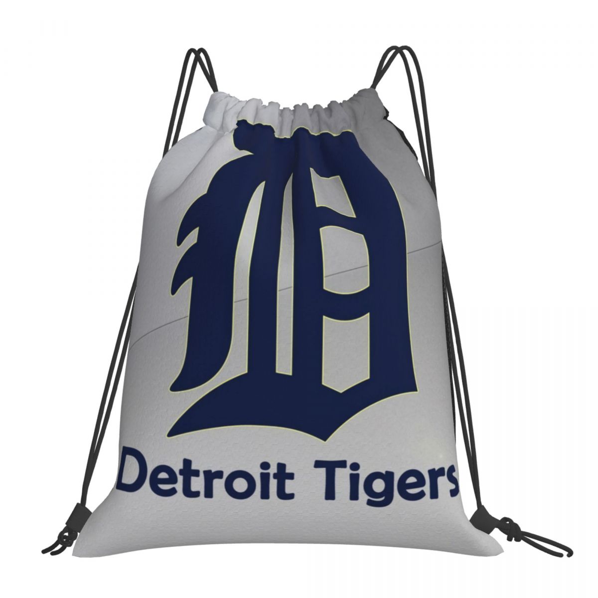 Detroit Tigers Logo Unisex Drawstring Backpack Bag Travel Sackpack
