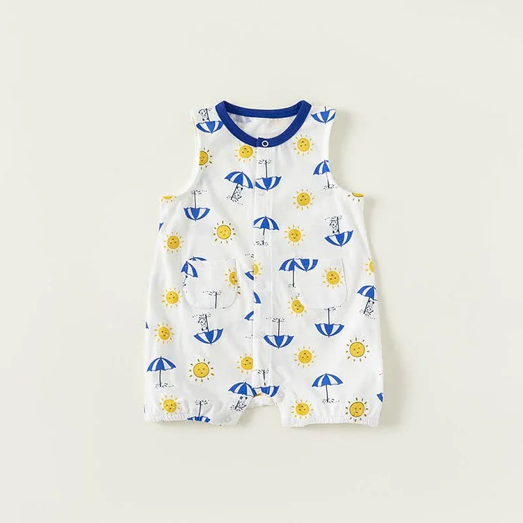 Baby Smiley Sun Umbrella Romper