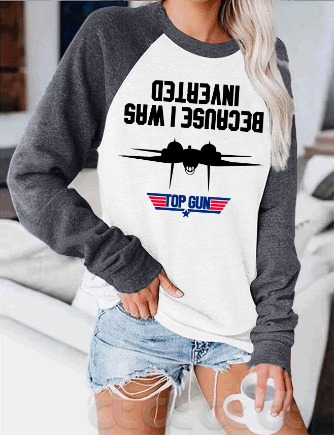 Men's Top Gun Because I was Inverted shirt, hoodie, sweater, longsleeve and  V-neck T-shirt