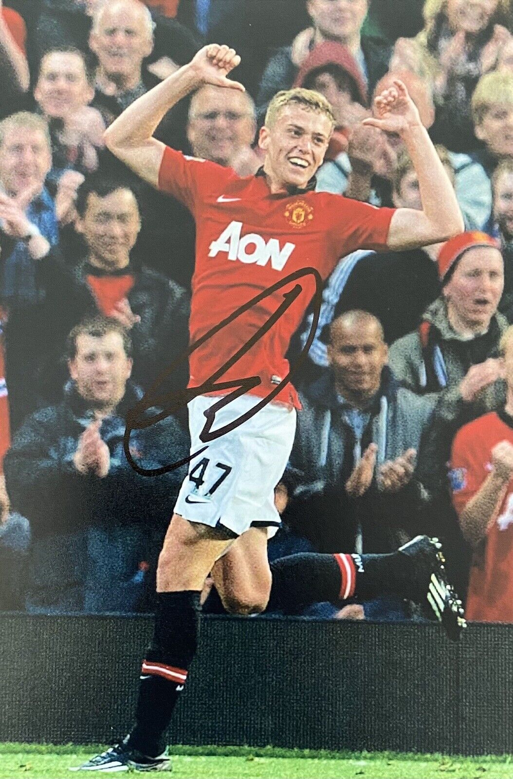 James Wilson Genuine Hand Signed Manchester United 6X4 Photo Poster painting - Exact Proof 2