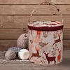 Yarn Crochet Hook Bag Knitting Needles Sewing Tools Tote Case (14.5x14cm)