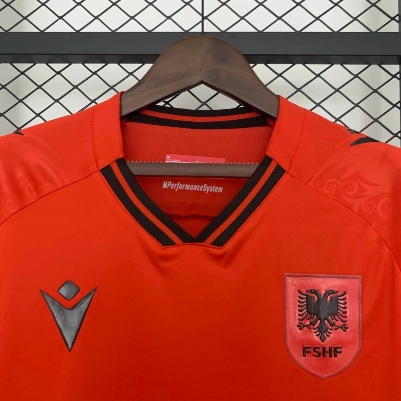 25/26 Albania Home Football Shirt Thai Quality