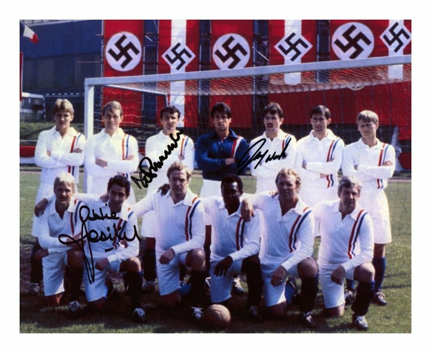 ESCAPE TO VICTORY - ARDILES & SUMMERBEE & WALK AUTOGRAPH SIGNED PP Photo Poster painting POSTER