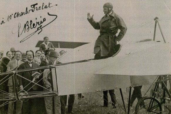 LOUIS BLERIOT Signed Photo Poster paintinggraph French Pilot Pioneer 1st to fly Channel preprint