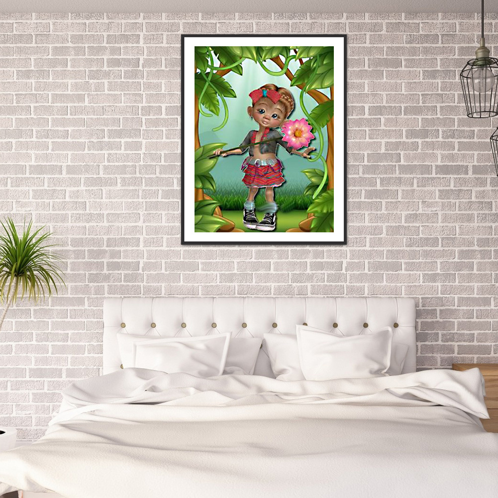 

Fairy Girl - Round Drill Diamond Painting - 30*40CM, 08, 501 Original