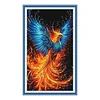 Phoenix - Full Embroidery 3 Strands 11CT Stamped Cross Stitch - 40*70CM - Large Size