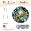 Diamond Painting Single-Sided Acrylic Garden Pendant for Home Wall Door and Window Decoration