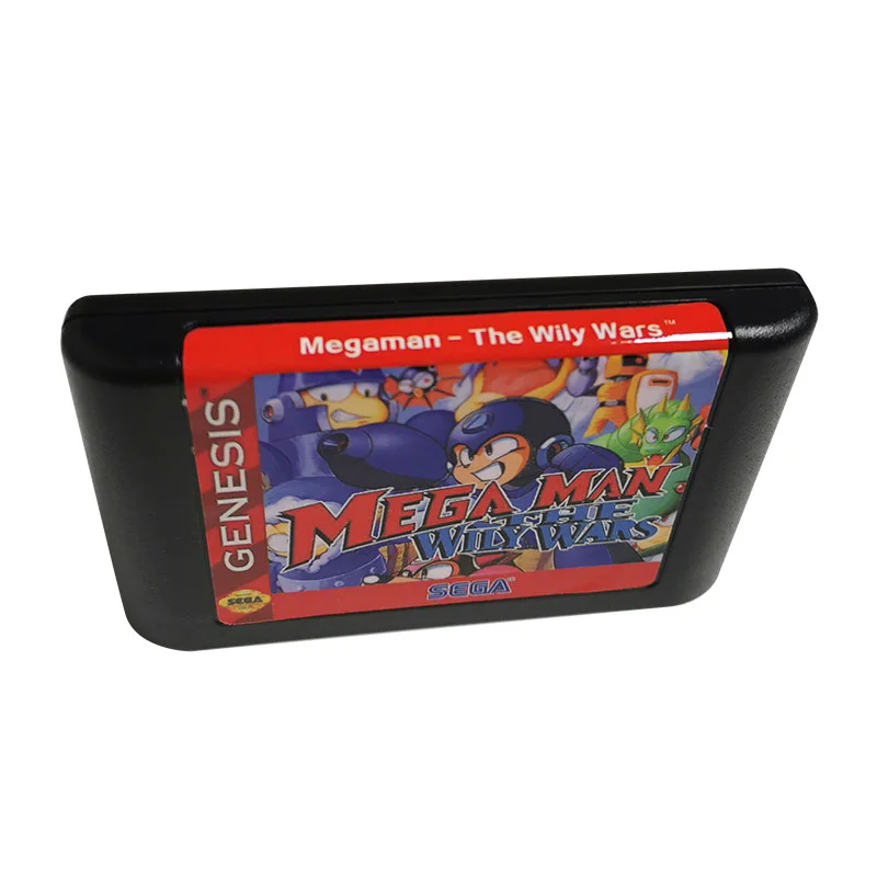Mega Man: The Wily Wars For SEGA Genesis & Mega Drive - 16 Bit Game Cartridge