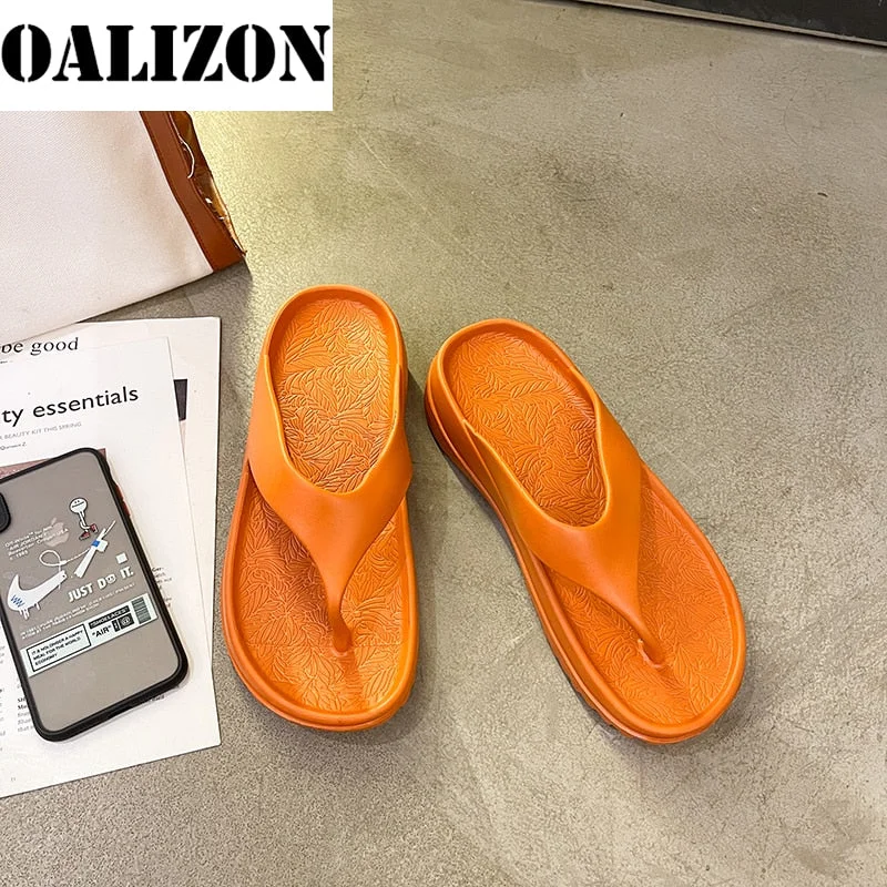 Summer Lady Girls Women Flip Flops Flat Thong Sandal Slippers Shoes Woman Female Beach Soft Loafers Slippers Slides Mules Shoes