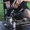 1.3L Outdoor Camping Kettle with Handle Anti-Slip Pot Tourist Cookware Supplies