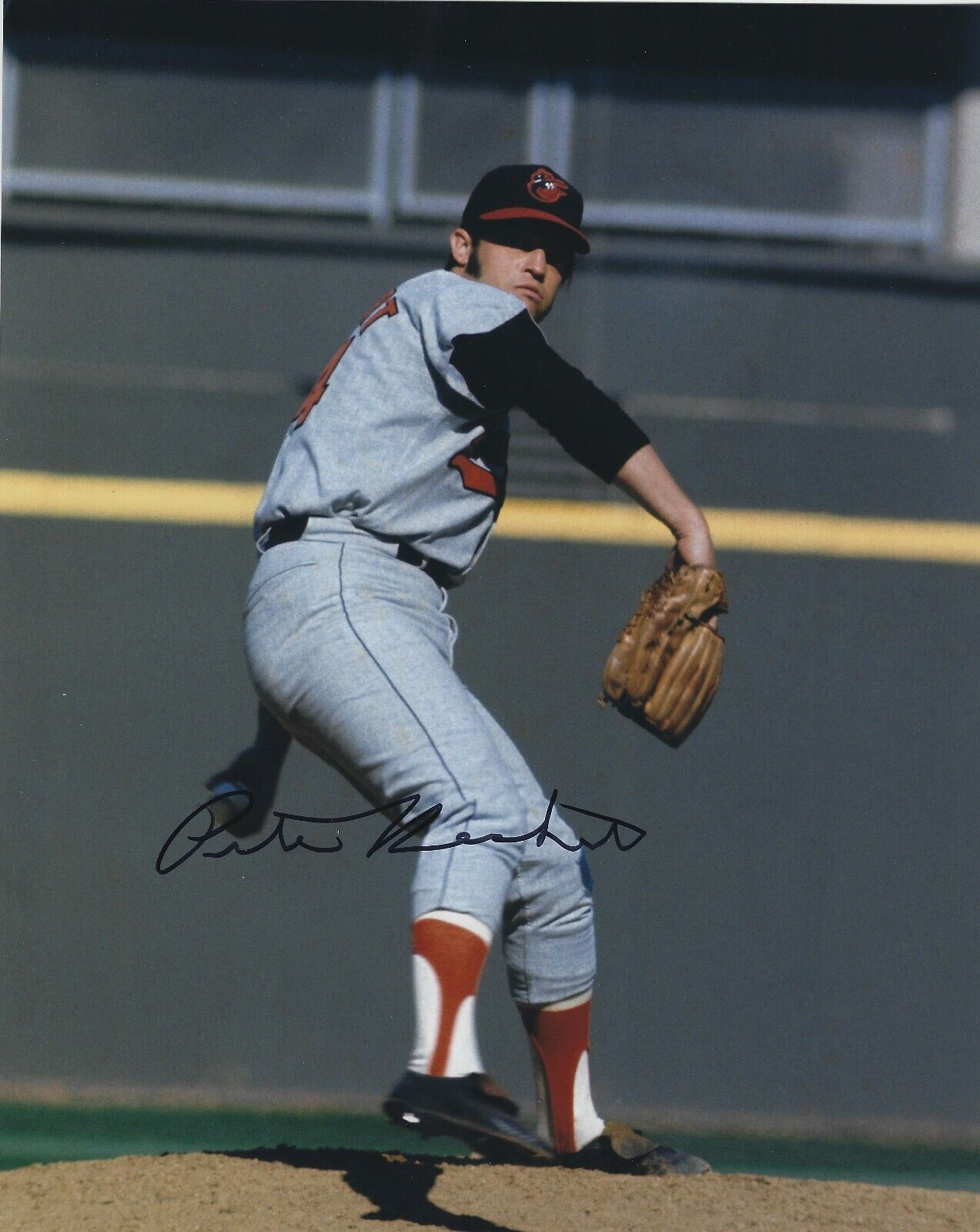 Signed 8x10 PETE RICHERT Baltimore Orioles Autographed Photo Poster painting- COA