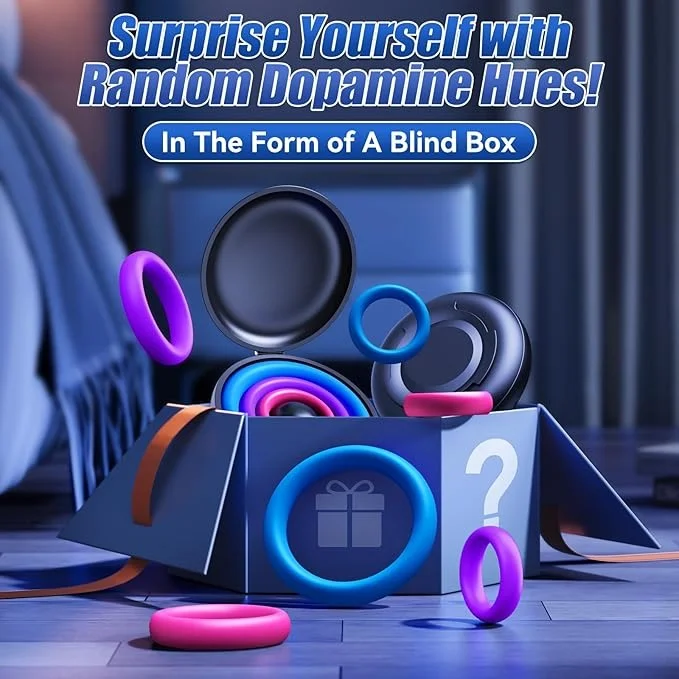 3 Size Stretchy Silicone Cock Ring Set For Men | Delay Training Rings With Case For Longer-lasting Performance