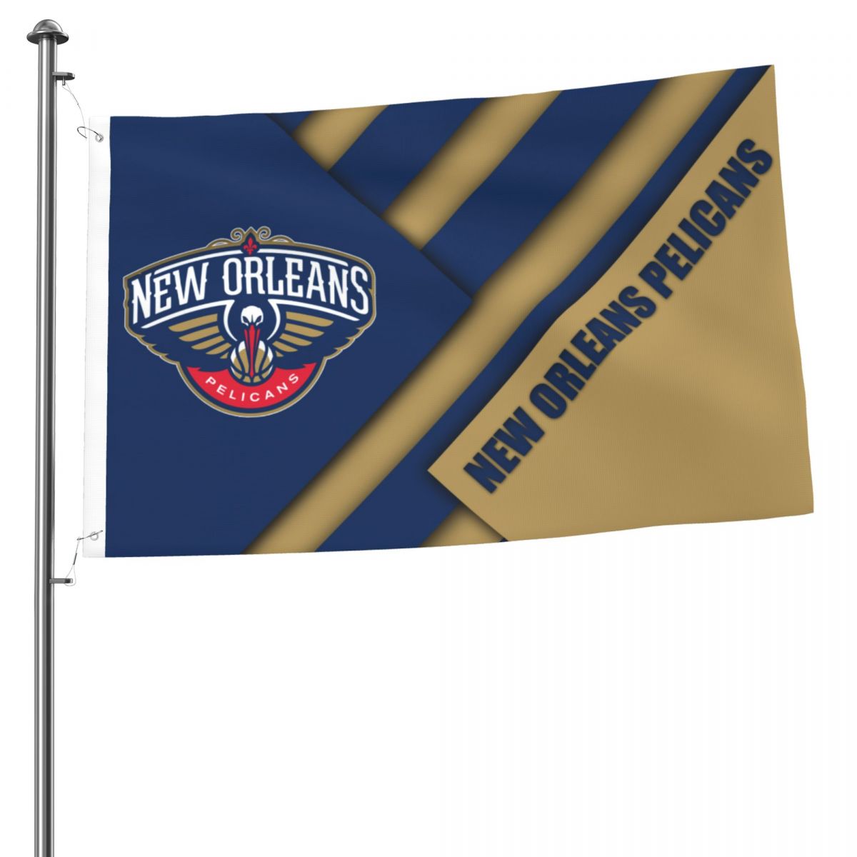 New Orleans Pelicans NBA Logo Design 2x3 FT UV Resistant Flag