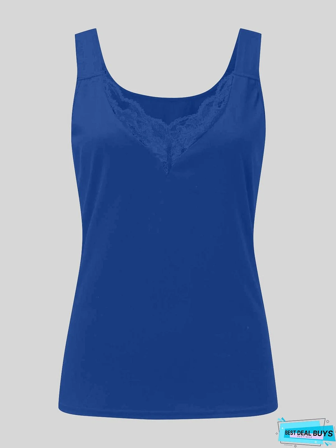 Full Size Lace Detail Sweetheart Neck Tank