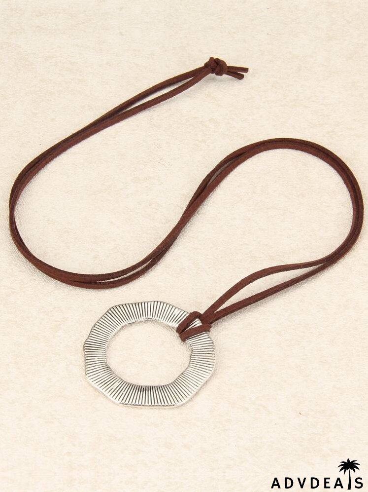 Geometric Charm Necklace