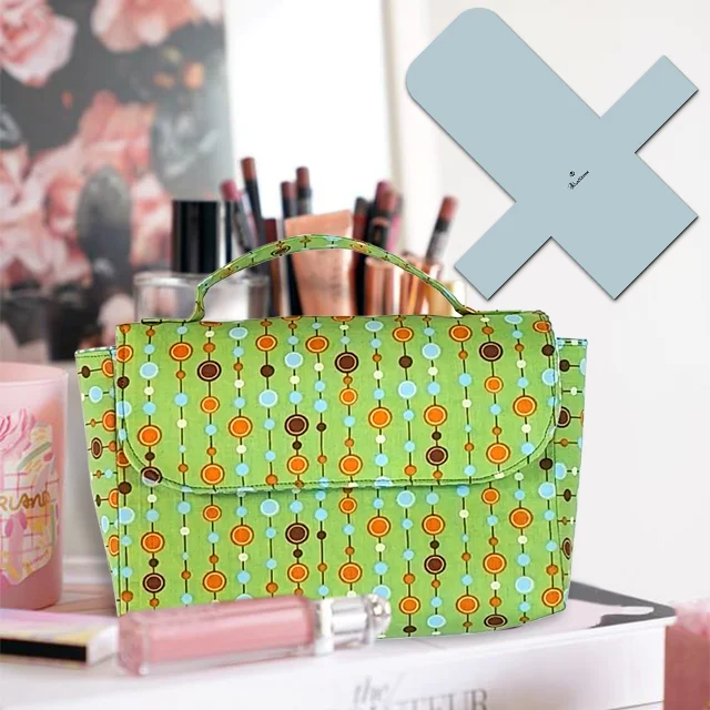 Cute Cosmetic Bag——With Template + Instructions
