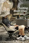 Outdoor Convenient Folding Lazy Chair uUltra-Light Fishing Camping Leisure Reclining Chair Aluminum Alloy Moon Chair