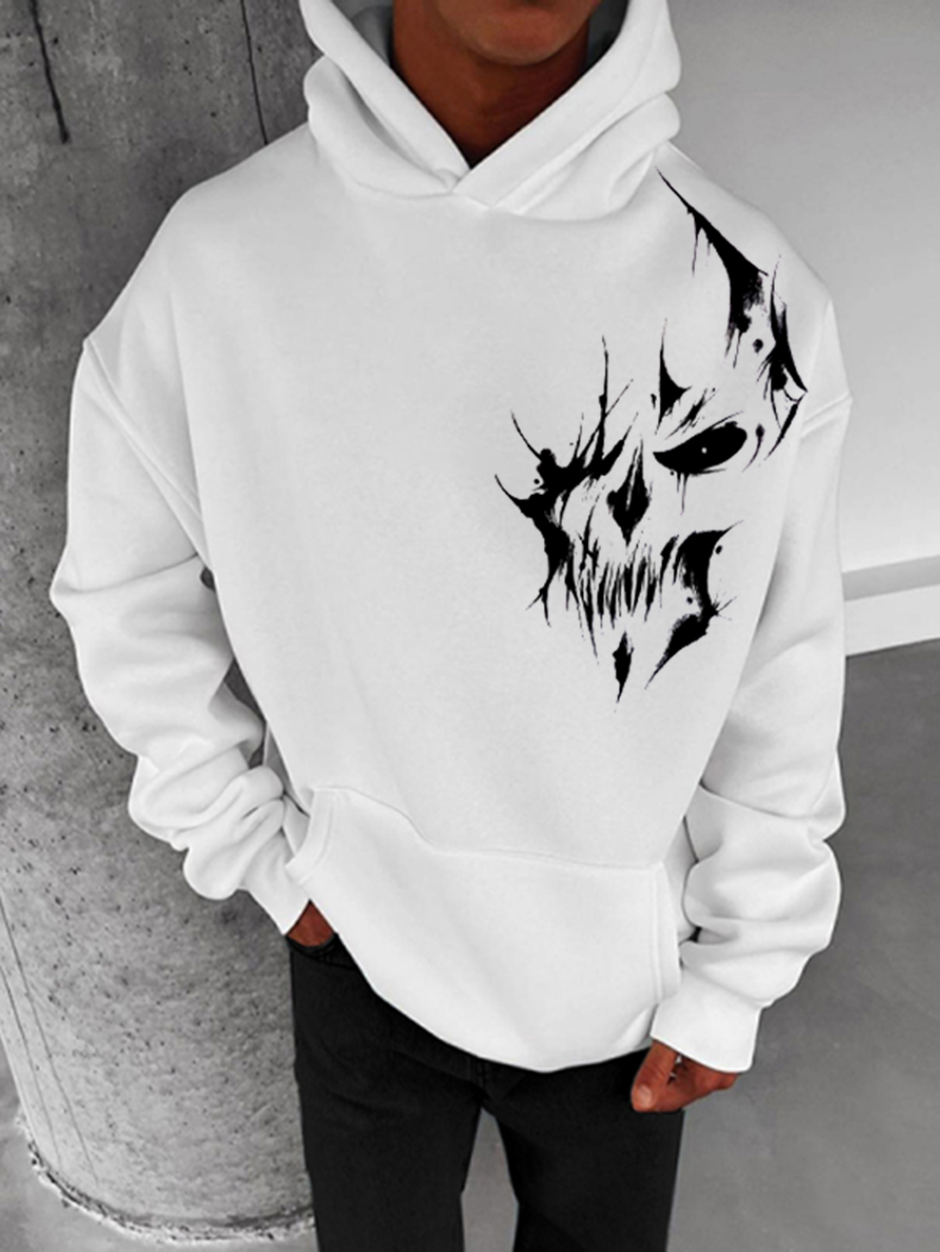 Unisex Casual Printed Sport Hoodie / TECHWEAR CLUB / Techwear