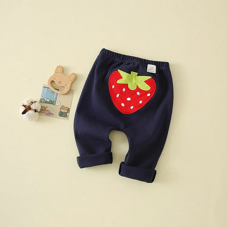 Baby Red Strawberry Cute Pants