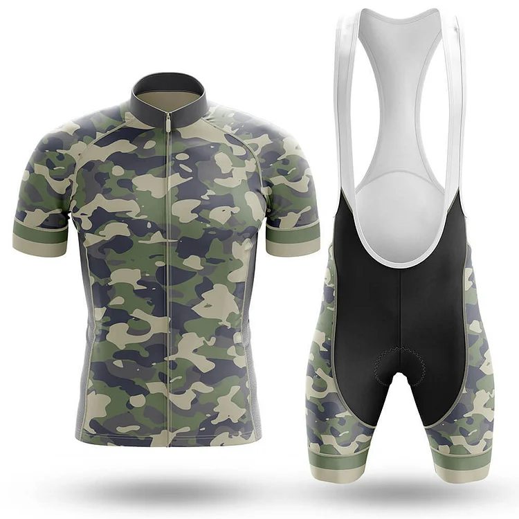 Green Camo Men's Cycling Kit