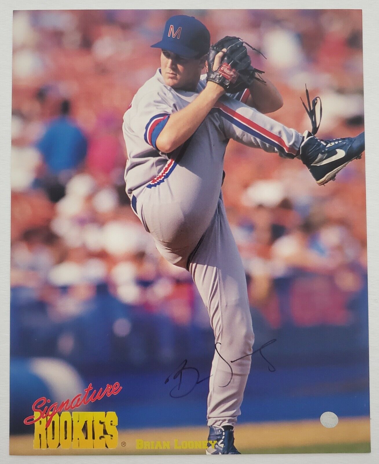 Brian Looney Signed Signature Rookies 8x10 Photo Poster painting Triple A Expos MLB RAD