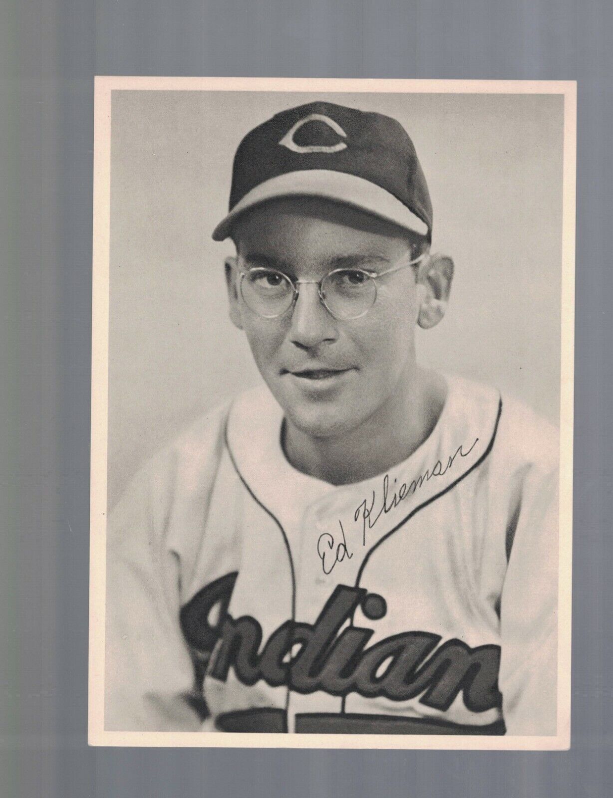 1940's Ed Klieman Cleveland Indians Picture Pack Baseball Photo Poster painting AO13