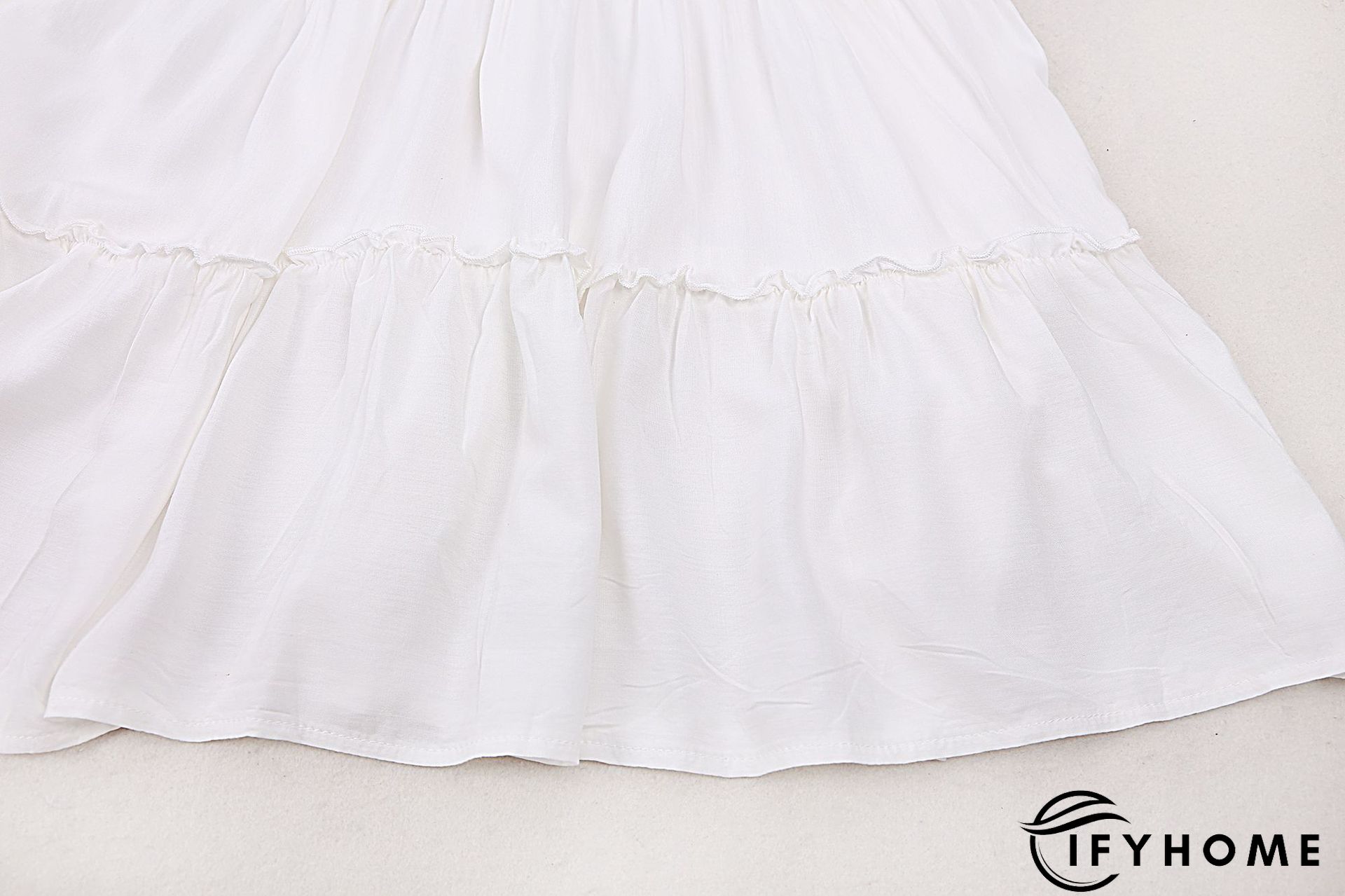 3/4 Sleeve Solid Cotton-Blend Crew Neck Tunic Top | IFYHOME