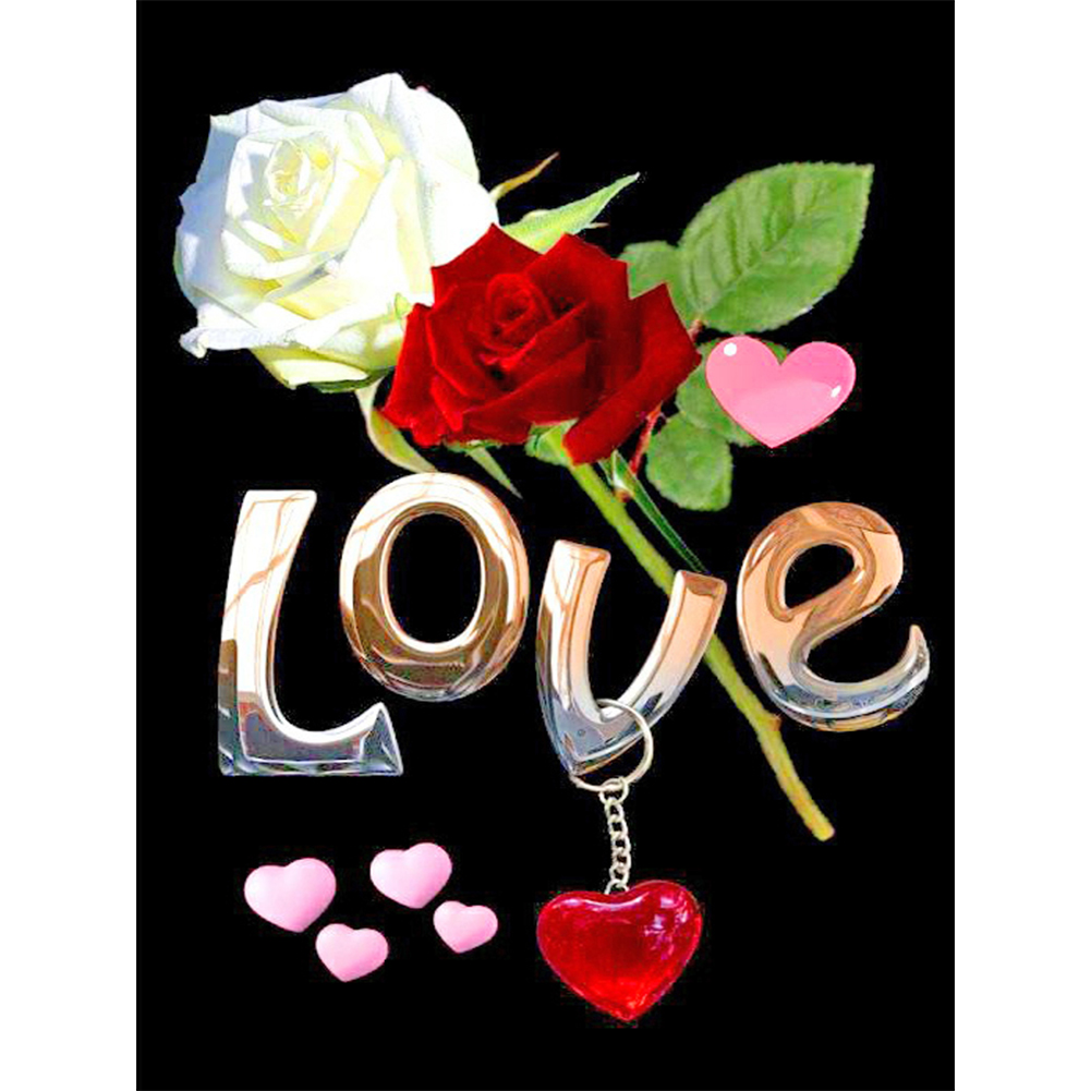 

Love Flower - Round Drill Diamond Painting - 30*40CM, 501 Original