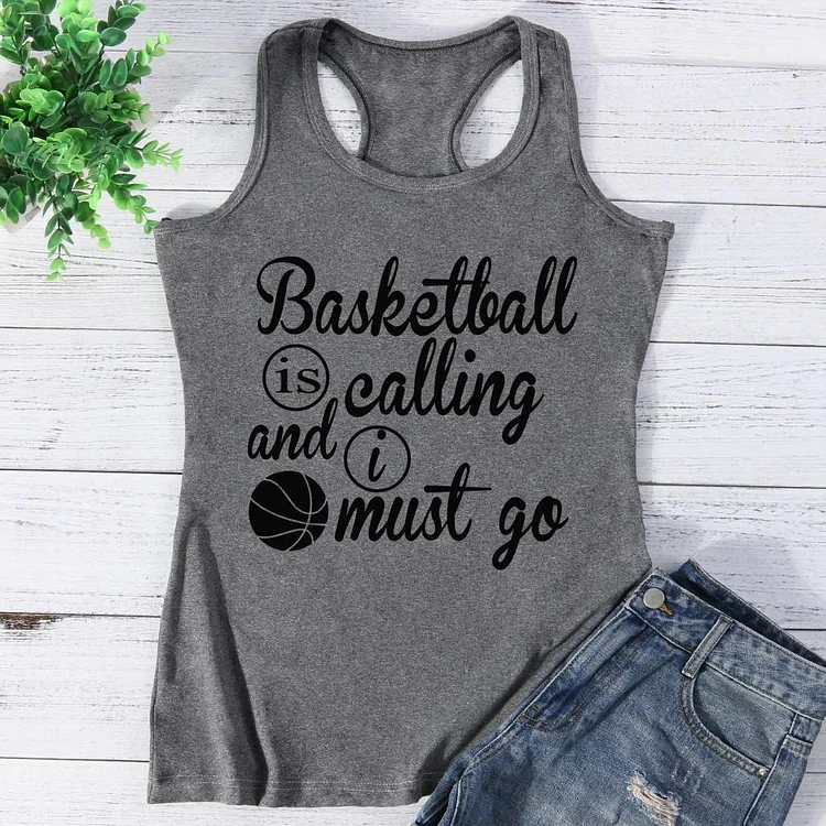 Basketball Calling Must Go Vest Top-Annaletters