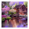 Diamond Painting -DIY Round Drill Waterwheel Landscape(40*40 CM)