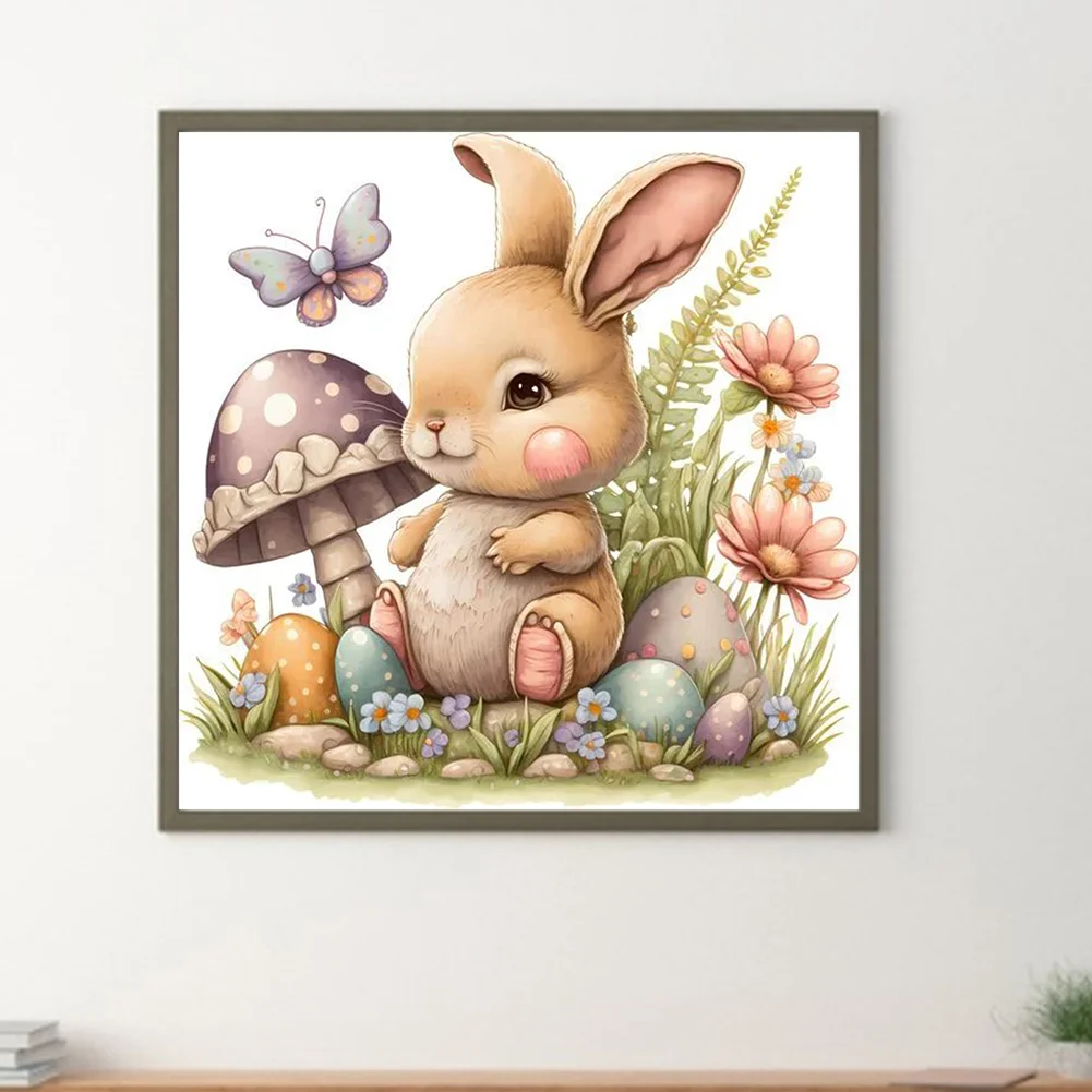 Full Round Diamond Painting 30*30cm - Bunny