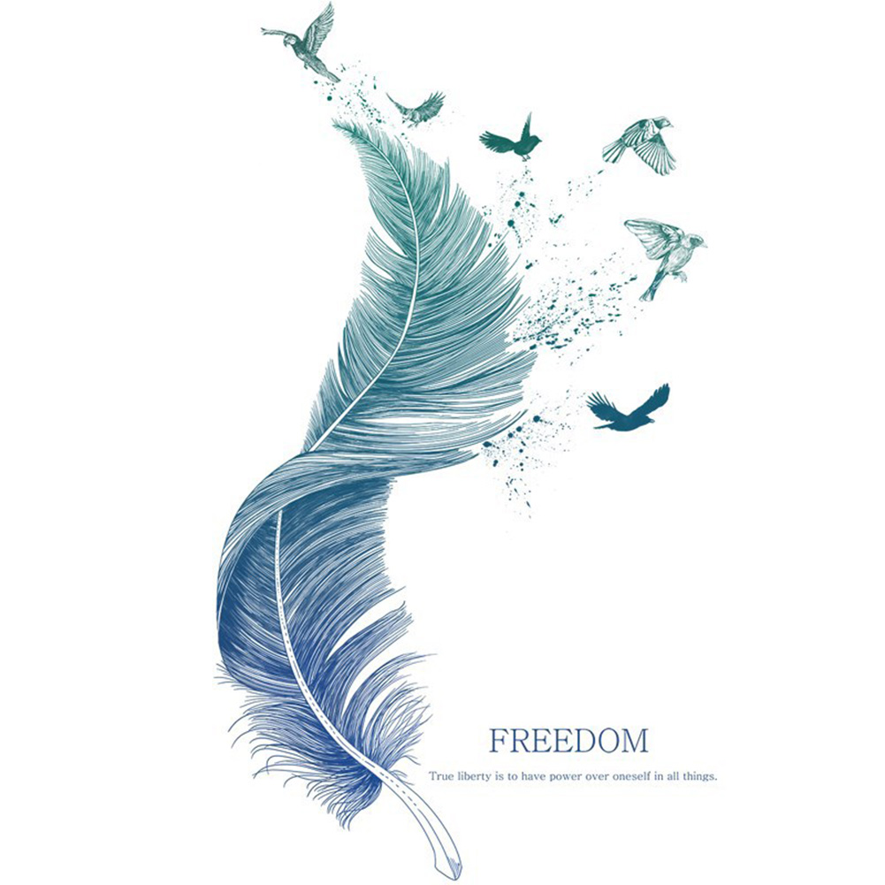 

Feather DIY Living Room Wallpaper TV Background Murals Home Decor Wallpaper, 501 Original